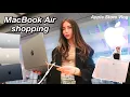 Getting a New MacBook Air Apple Store Shopping Vlog