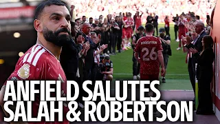 أنفيلد يودع محمد صلاح وأندي روبرتسون   نادي ليفربول لكرة القدم دندنها