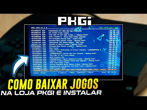 Download MP3 Como BAIXAR e INSTALAR JOGOS na LOJA PKGI no PS3 !!!