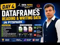 PySpark DataFrames Read Write CSV JSON Parquet Day 4