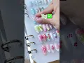 Pink purple press-on nails lookbook naillover co