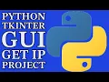 Python Tkinter GUI Get Save IP Address Tutorial Source Code