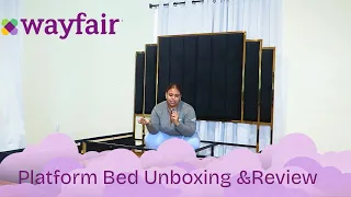 Wayfair Duncanville Upholstered Bed Review Unboxing