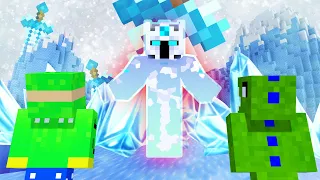 ここは氷の世界！？リアル鬼ごっこサバイバル32【マインクラフト】