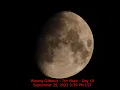 Waxing Gibbous Moon Phase - September 24 2023 9 39 PM CST 7th Moon Day 10