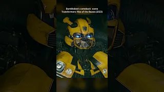Bumblebee S Comeback Scene Transformers Rise Of The Beasts 2023 