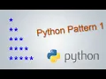 Python Pattern 01 Tutorial in Hindi Easy to Understand 2021