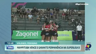 Vitória em casa mantém vôlei feminino Mampituba na Superliga B
