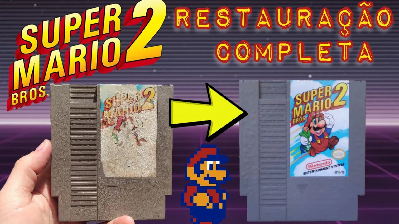 RESTAURAÇÃO SUPER MARIO BROS 2 !!