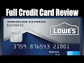 Credit Card Review American Express Lowe s Business Credit Card