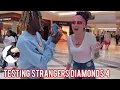 Download Lagu Testing Strangers Diamonds 😭💎 Pt. 4 - Atlanta Mall Edition | Public Interview