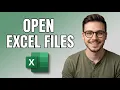 How to Open Excel Workbook Files 2026 Tutorial for Beginners