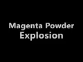 Magenta Powder Explosion