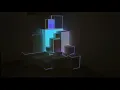 Music visualization mapping on boxes by processing