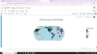 Plotly Tutorial with Python Use go choropleth to plot world map for Gold Medal Winner