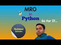 MRO in Python Language Method Resolution Order Python Tutorial for Beginners