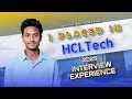 I Got Placed in HCLTech Rohit Sai Vignesh