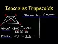 Two Column Proofs - Proving Isosceles Trapezoids