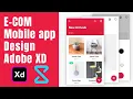 Modern eCommerce Store mobile app design with Adobe XD