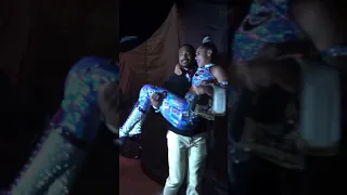 WM37 Bianca Belair Celebrating Her Big Win With Her Husband In The Backstage 