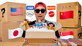 UNBOXING BANYAK PAKET MAINAN DARI BERBAGAI NEGARA! 🌎 | NGIMPROT EPS. 1