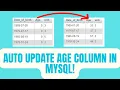 How to auto update age column in mysql VB Net Tutorials
