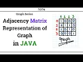 04 - Adjacency Matrix Representation of Graph in JAVA Data Structures Graph Theory