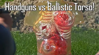 handguns vs ballistic torso ballistic high speed