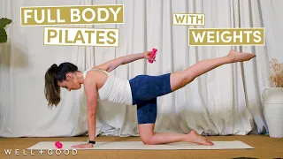 18 Minute Full Body Pilates Workout with Weights Good Moves Well Good