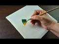 Beautiful and Easy Autumn Forest pathway Easy Painting Tutorial DEMONSTRATION