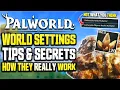 Palworld World Settings DON T WORK HOW YOU THINK BEST Game Settings EXPLAINED