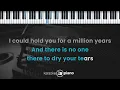 Make You Feel My Love - Adele (KARAOKE PIANO - ORIGINAL KEY)