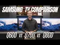 2024 Samsung 4K QLED TV Comparison Q60D vs Q70D vs Q80D