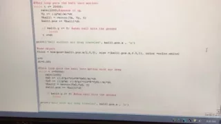 Vpython Air Resistance lab project