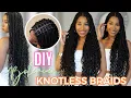 DIY BOHEMIAN KNOTLESS BRAIDS DETAILED TUTORIAL BEGINNER FRIENDLY