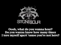 STONE SOUR - Imperfect [lyrics]