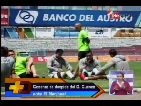 Cosenza se despide del D. Cuenca ante El Nacional