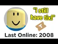 Logging Into My OLDEST Roblox Account emotional