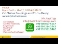 01 Python Demo Part 1 - Mar 2nd 2023 Bhaskar Jogi Go Online Trainings 90000 75637