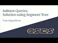 E05 Subtree Queries Tree Algorithms CodeNCode