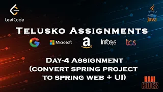 JAVA SPRING TO SPRING WEB Assignment Day - 4 Telusko Macbook contest