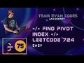 Find Pivot Index LeetCode 724 JavaScript O N solution GitHub repo below LeetCode