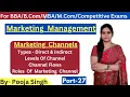 Levels Of Marketing Channels Marketing Channel - Types Marketing Management Meaning Role