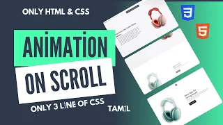 Scroll Animation with Pure CSS No JavaScript Css Coding Talk
