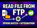 Read file from FTP server using Spring Batch Spring Integration Part