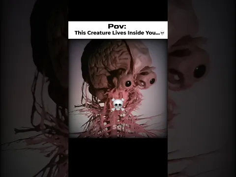 This Creature LIVES Inside You...💀☠️ #Shorts #Space #Astronomy #Biology #Scary #Universe #Earth