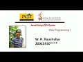 JavaScript 2D Game Development Java Institute W H Kaushalya