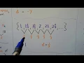 Algebra II 14 2a Arithmetic sequences find 1st term d