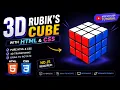Build a 3D Rubik s Cube with HTML CSS