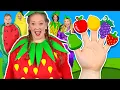 Download Lagu Finger Family: Yummy Fruit \u0026 Veggies! 🍎🥦 Plus more Finger Family Songs